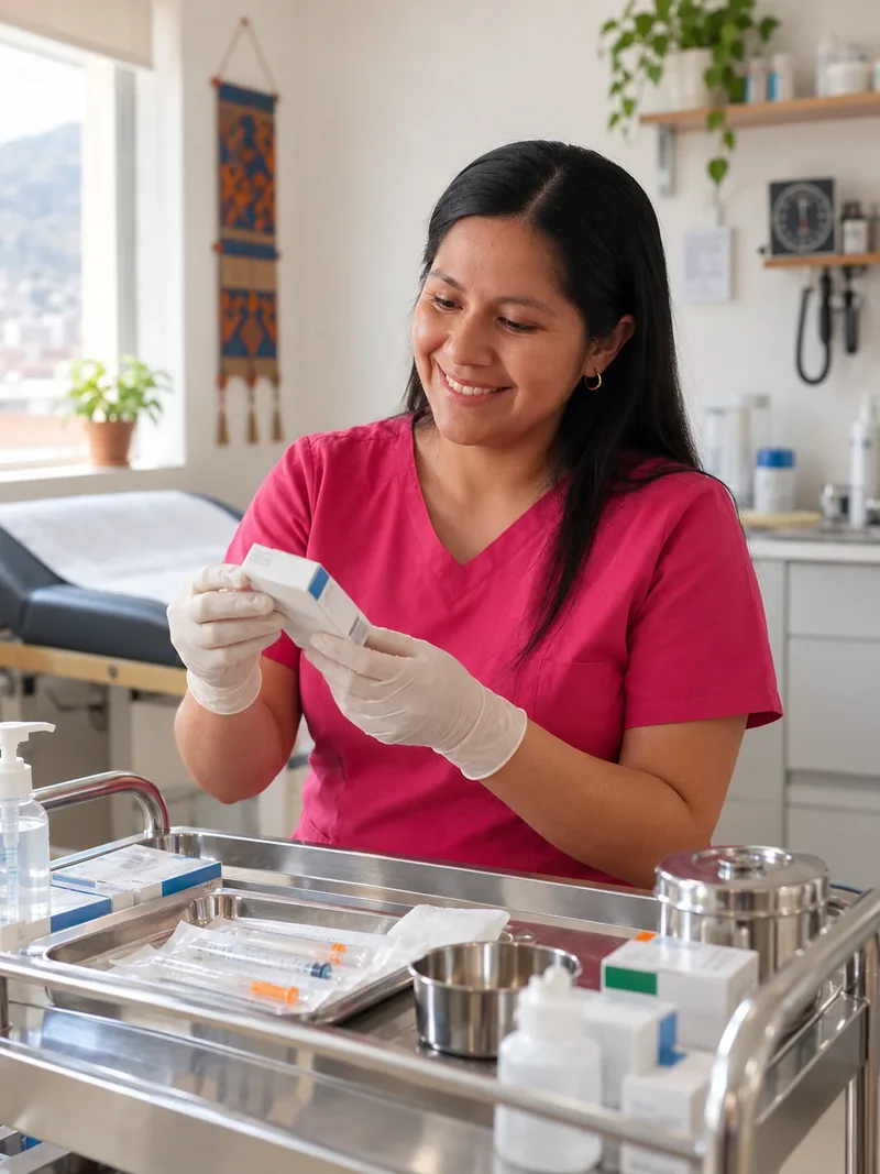 Verificación profesional del medicamento