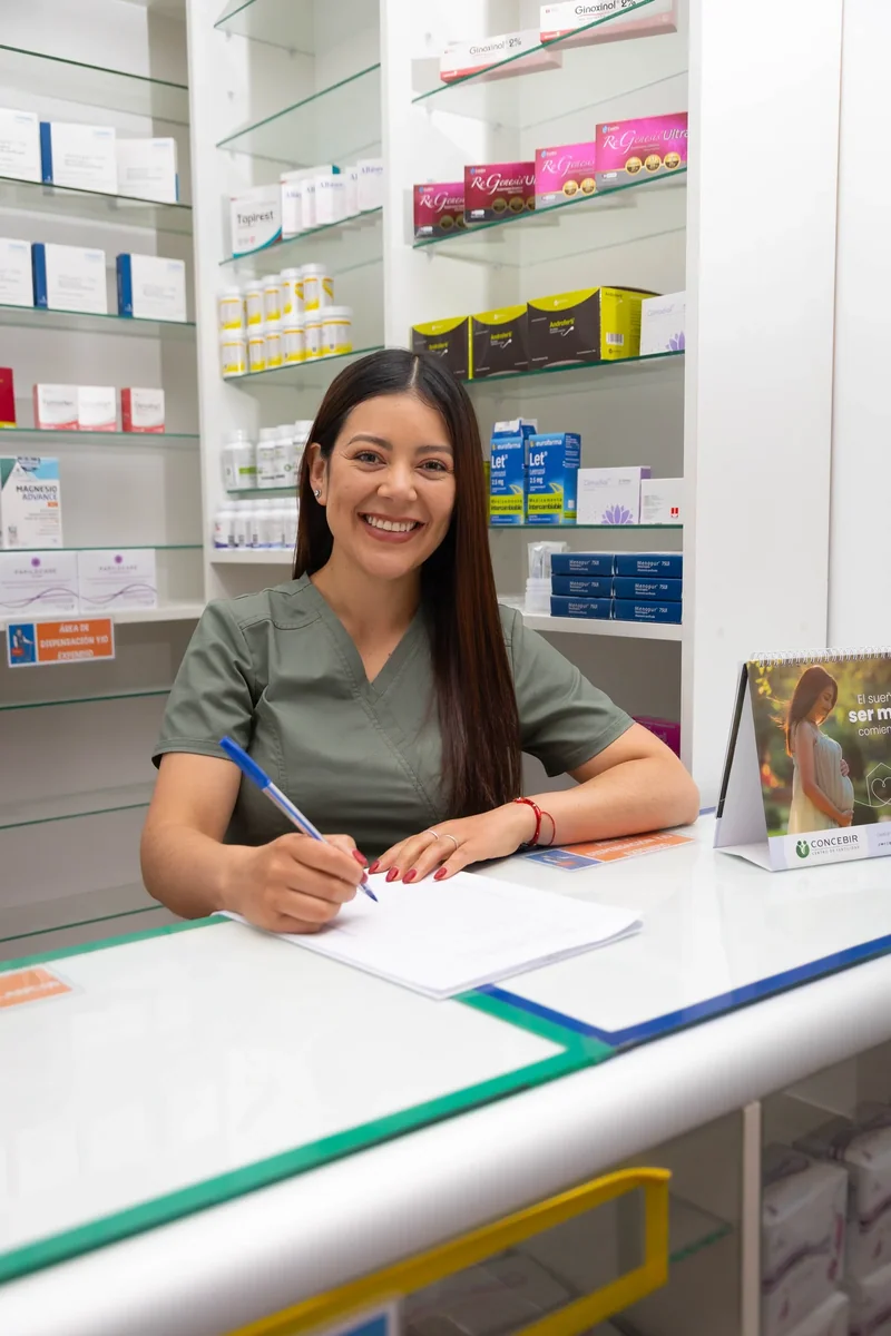 Obst. Lorena en el centro médico
